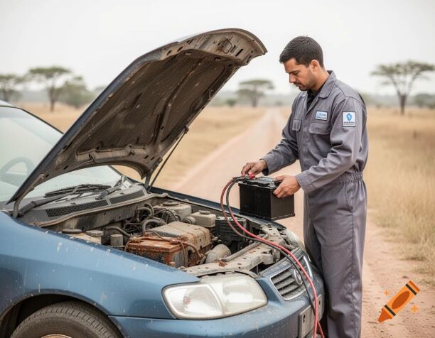 امداد باتری خودرو در شهر رشت
